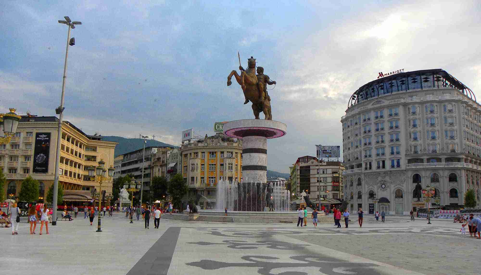 main square Skopje 1